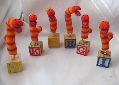 sesame street slimy worm plush