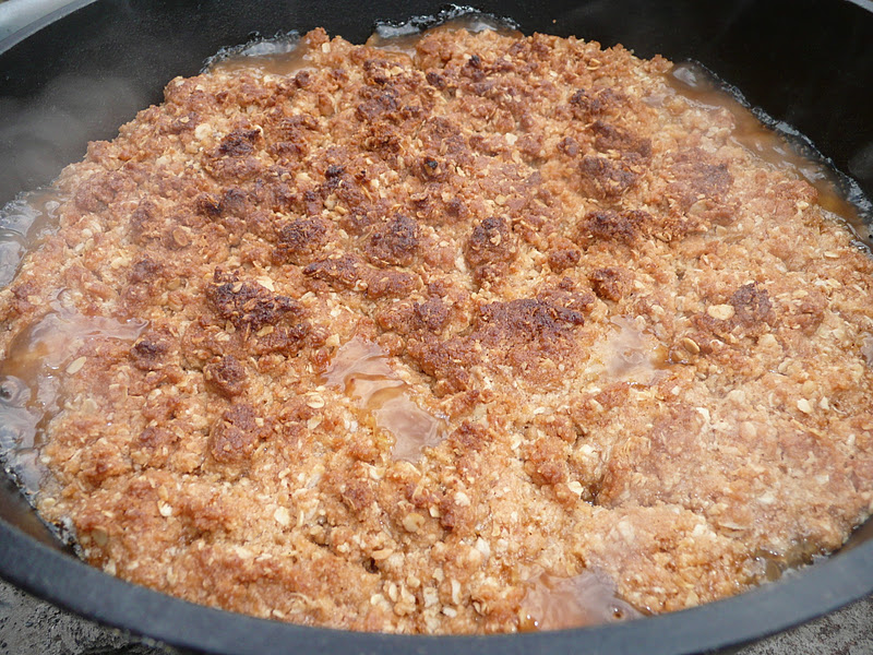 Everyday Dutch Oven Camper's Crumble