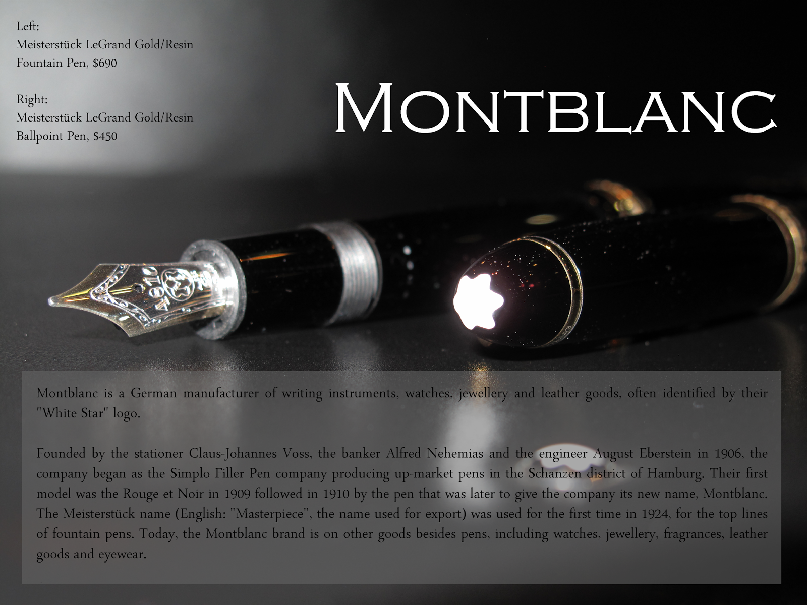 Brand Feature: Montblanc CHARALS Vancouver Fine Pens Luggage Brand Feature: Montblanc CHARALS Vancouver Fine Pens Luggage