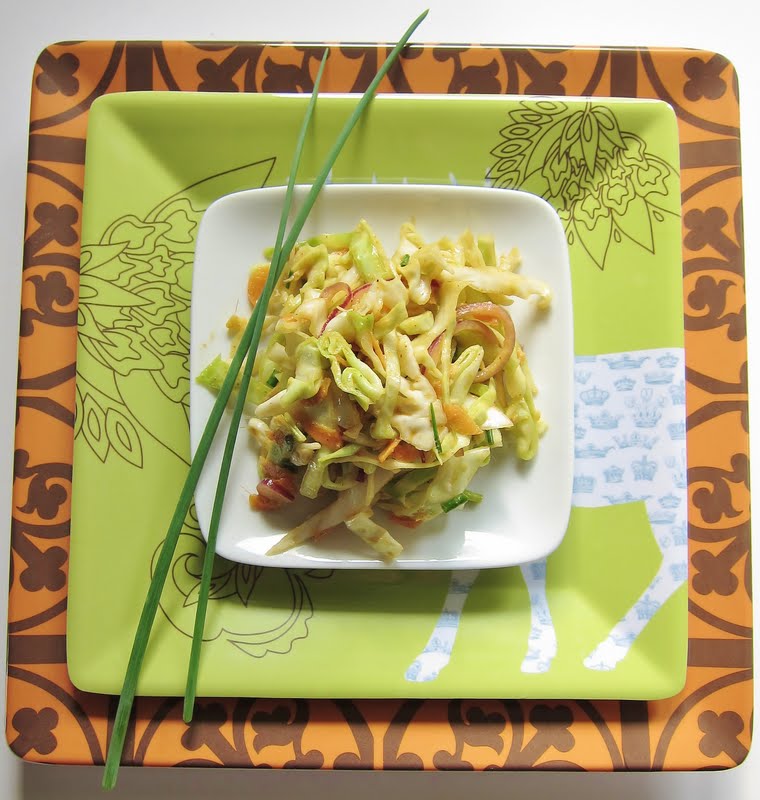 Arctic Garden Studio Asian Cole Slaw with Wasabi Dressing