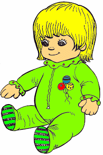 Happy Baby :: Clip Art :: Line Drawing :: Outline