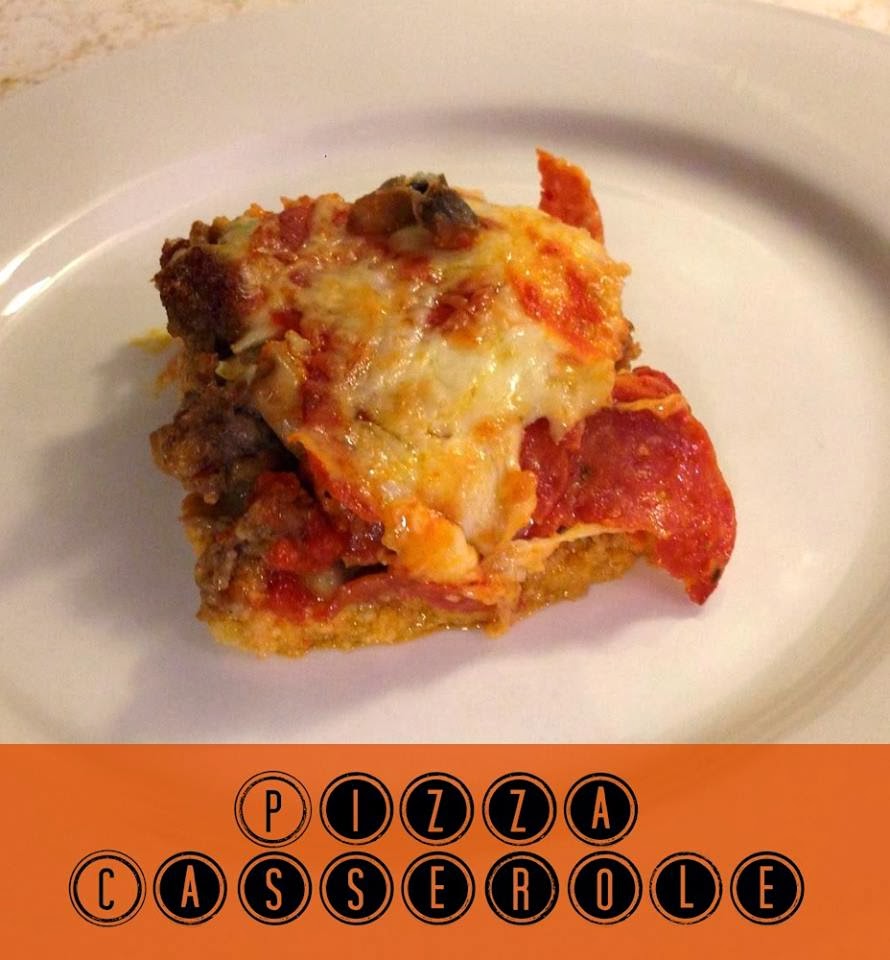 Pizza Casserole & Almond Flour Pizza Crust Recipes Outnumbered 3 to 1