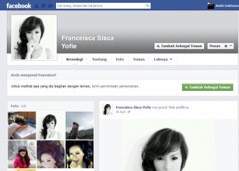 Inilah Akun Facebook Franceisca Sisca Yofie, Korban Pembunuhan Sadis Inilah Akun Facebook Franceisca Sisca Yofie, Korban Pembunuhan Sadis