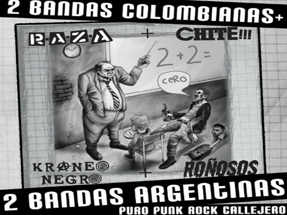 2 + 2 = 0 Bandas Colombianas Bandas Argentinas Punk Rock