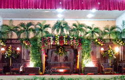 Dekorasi gedung pesta