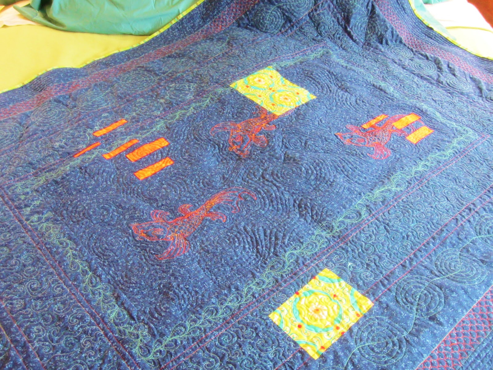 Color Me Quilty Koi Pond Quilt