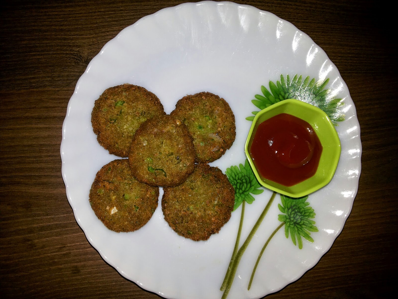 Desi Tadka Flavor of Indian Kitchen Green Peas Tikki