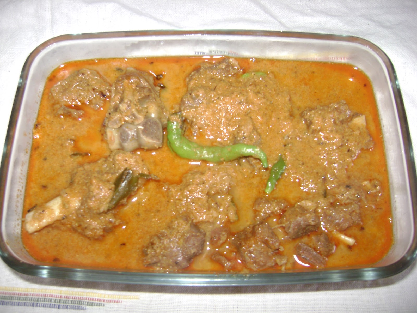 Felina's Food "Quote" Madras Mutton Curry (Traditional Fare)