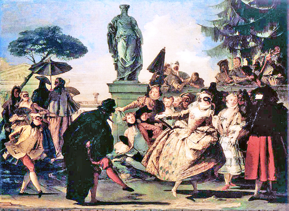 Giovanni Domenico Tiepolo,художник,картины,картинки,веселье,танцы