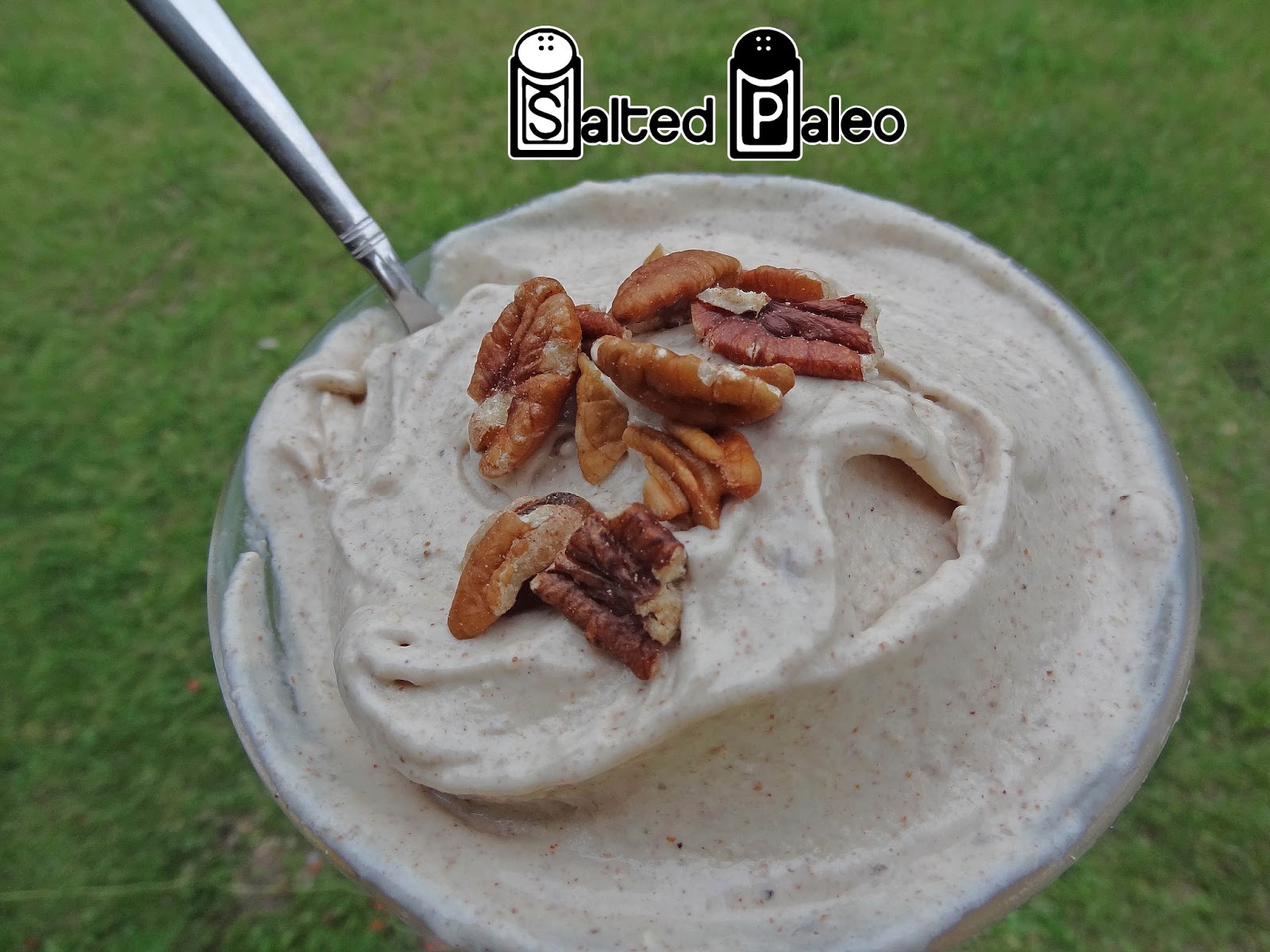 Salted Paleo Banana Butter Pecan DairyFree Ice cream (Paleo, scd