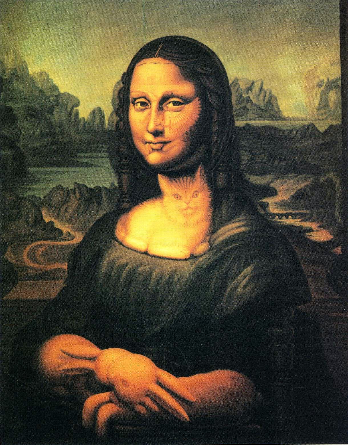 Cadeira de Mona Lisa por Octavio Ocampo Octavio Ocampo | WahooArt.com