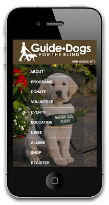 iPhone with yellow Lab puppy
