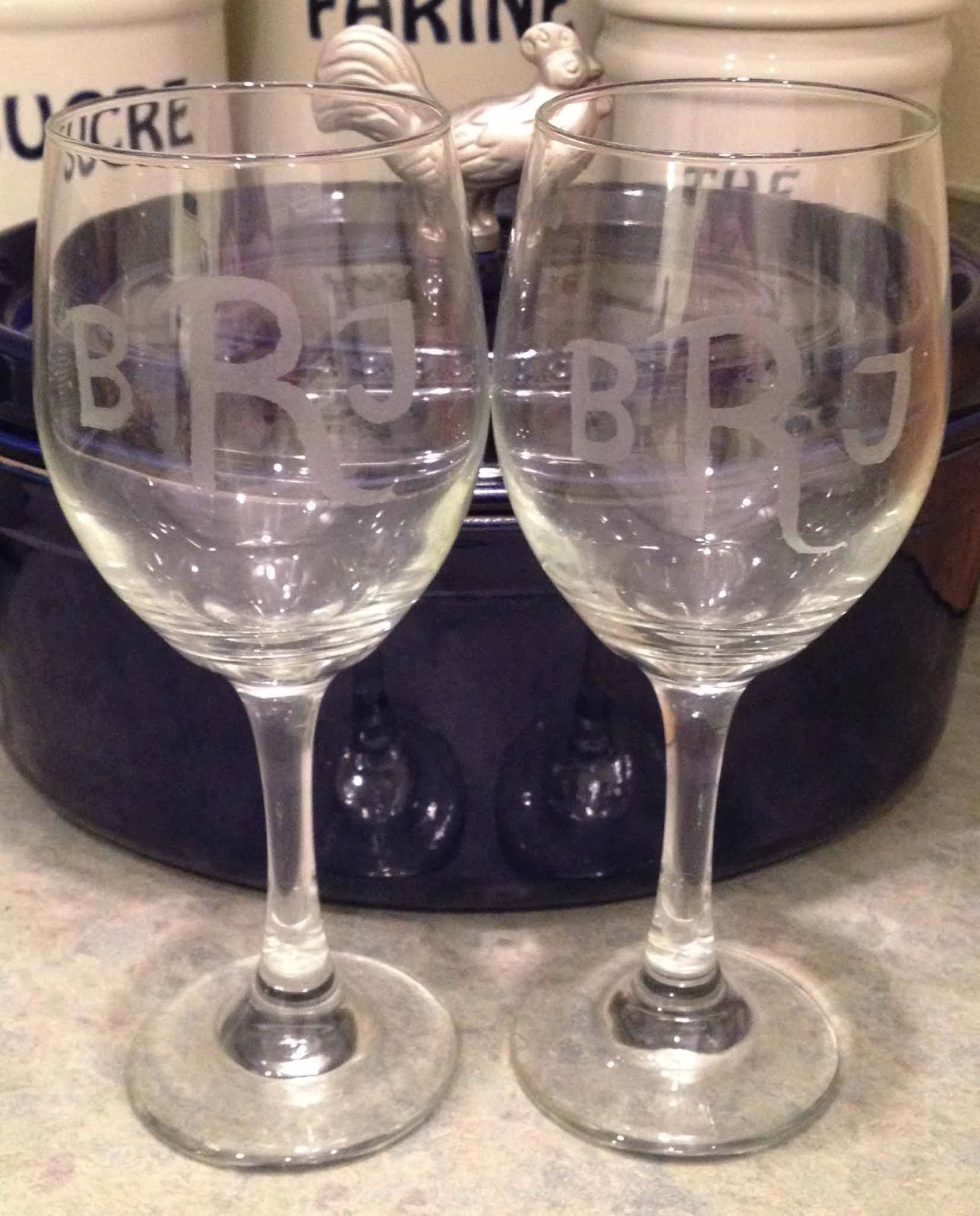 Posh Purpose Etched Wine Glass DIY