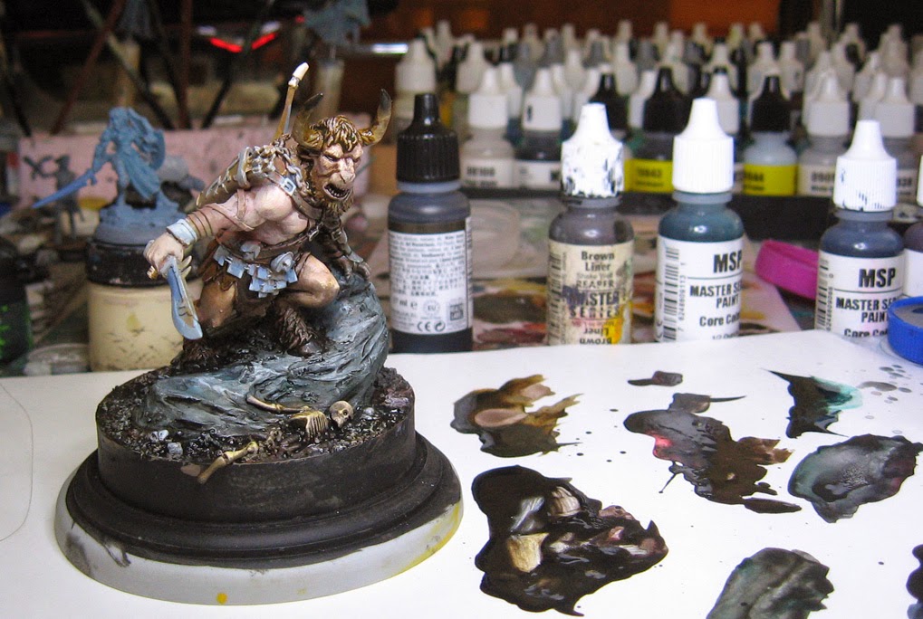 James Wappel Miniature Painting Working in the shade