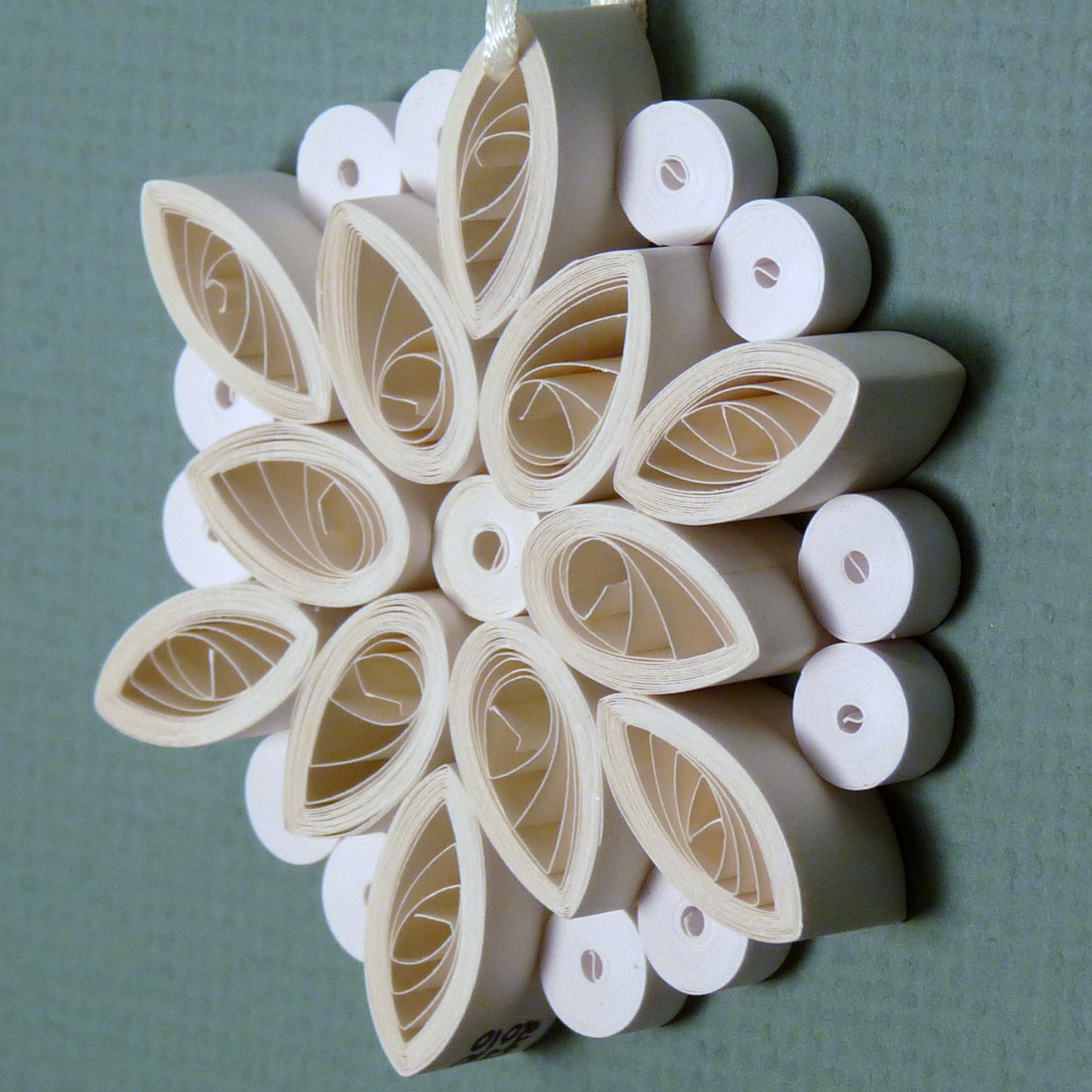 Quilling By Sandra White Quilled Christmas Ornaments