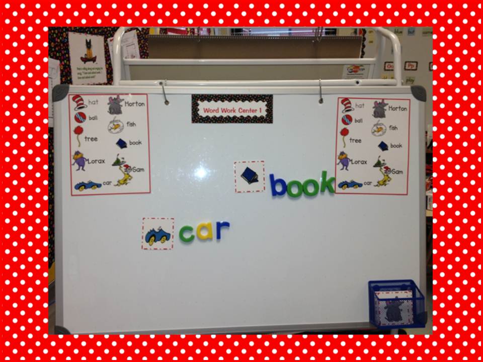 A Teacher's Touch Dr. Seuss Word Work Station Freebie