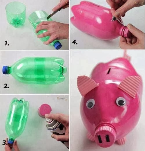 Want A Piggy Bank For Your Kids To Save Some Money Here Is Cute Idea Of Recycling Soda Bottle Very Easy Yet Fun Project Make With Plastic Want A Piggy Bank For Your Kids To Save Some Money Here Is Cute Idea Of Recycling Soda Bottle Very Easy Yet Fun Project Make With Plastic
