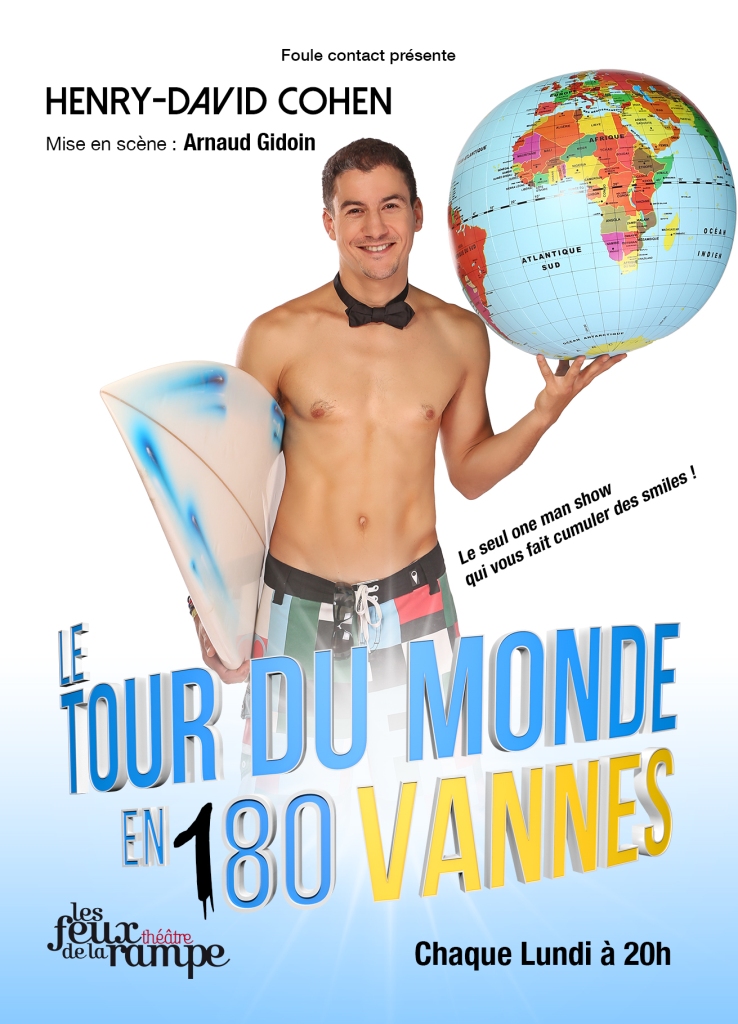 Le tour du monde en 180 vannes d'Henry-David Cohen Le tour du monde en 180 vannes d'Henry-David Cohen