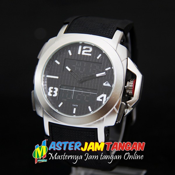 jam tangan quiksilver molokai silver black rubber rp 250 jam tangan quiksilver molokai silver black rubber rp 250