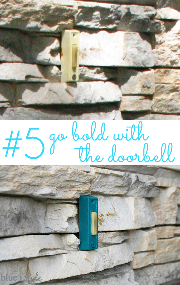 {five minute friday} 6 Quick Ways to Add Color to a Front Porch Blue