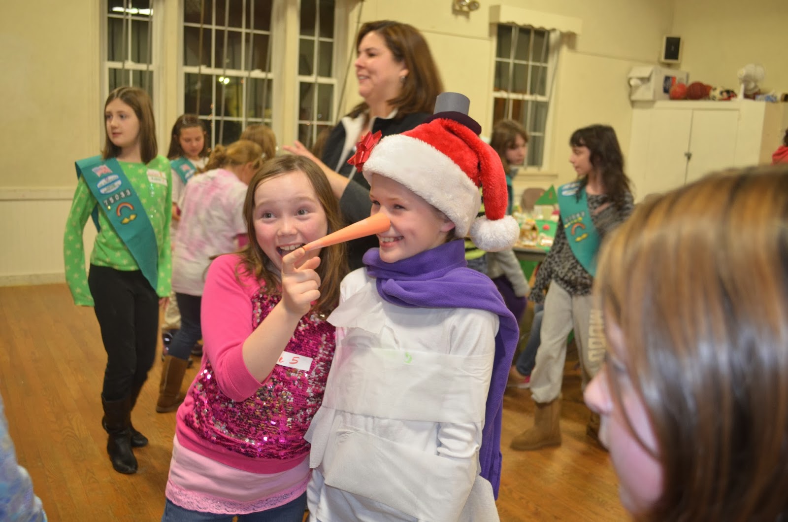 Outnumbered: Girl Scout Christmas Party Number One!