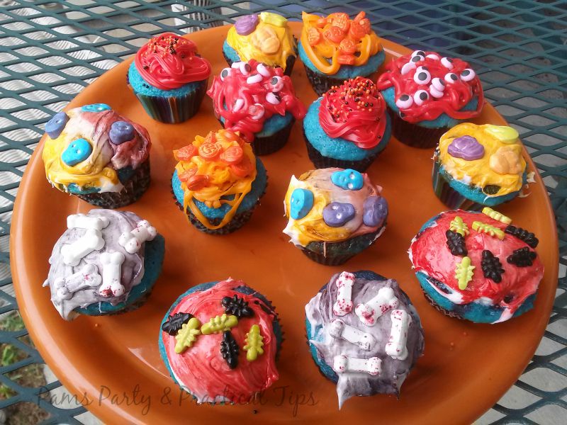 Pams Party & Practical Tips: Mini Halloween Cupcakes