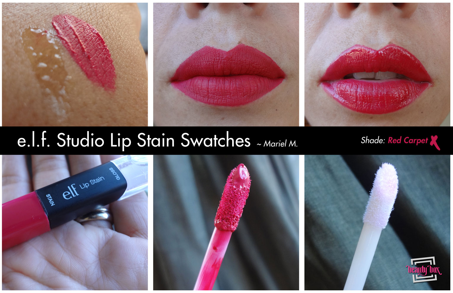 e.l.f Studio Lip Stain Swatch