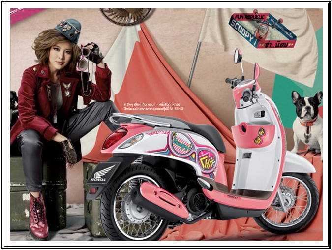 New face Honda Scoopy PGMFI introduced in thailand