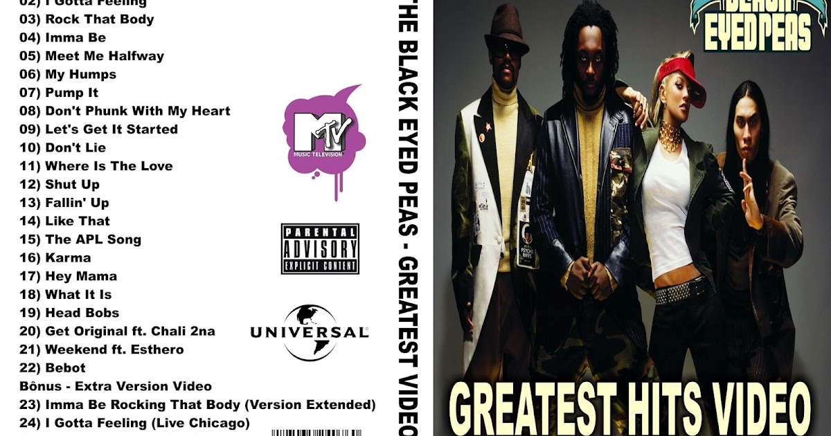 .: THE BLACK EYED PEAS GREATEST VIDEO (PEDIDO)