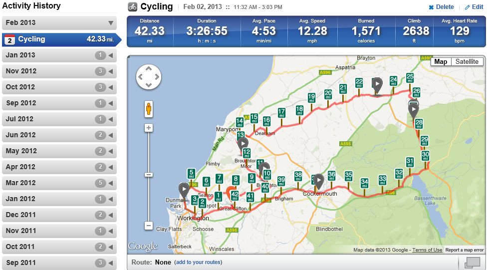 Oversharing Cycling with Strava, Runkeeper, Daily Mile, Garmin Connect