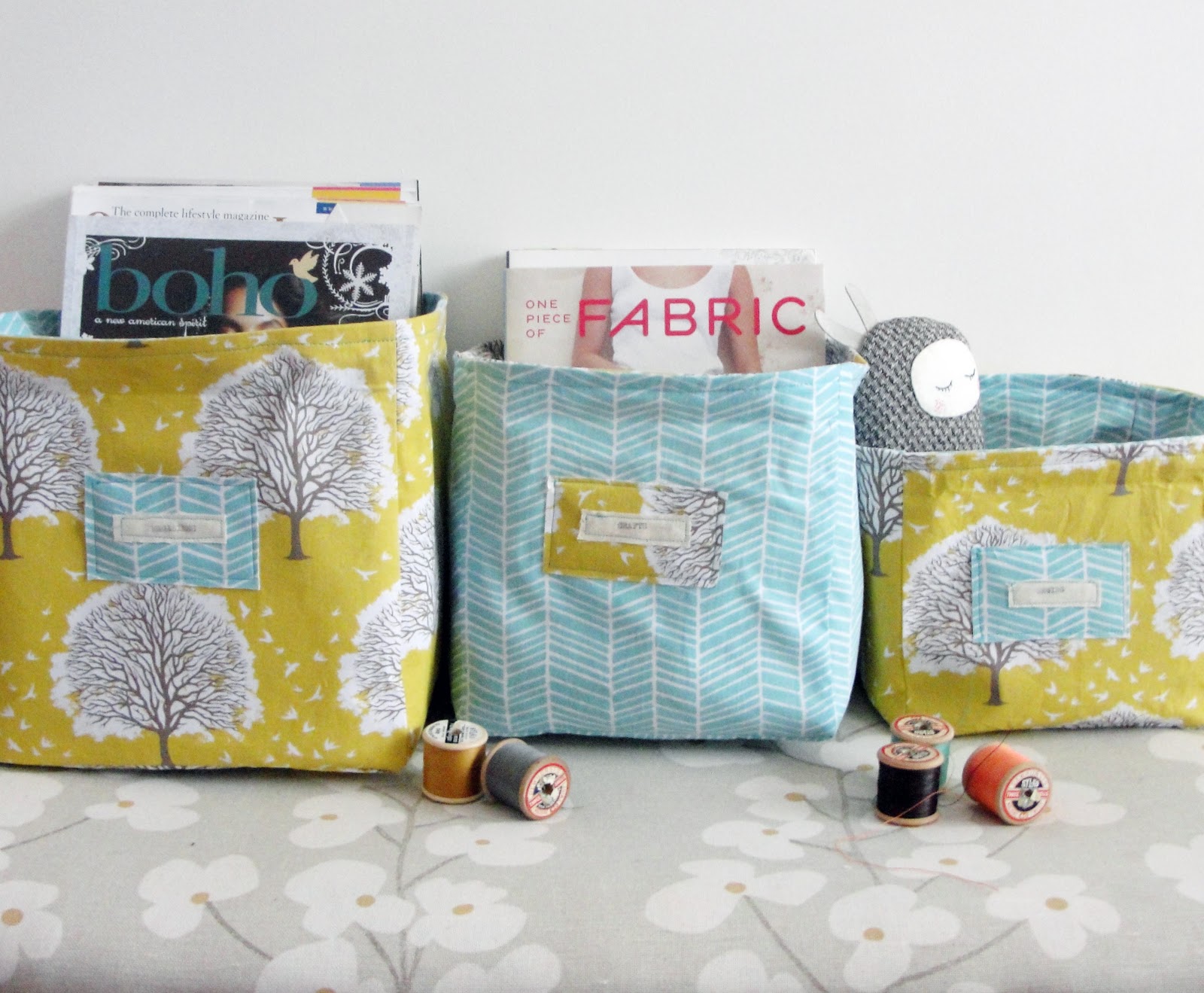 Bettyjoy tutorials Fabric boxes
