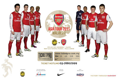 13 July 2011 – Malaysia vs Arsenal ( Friendly Match – Bukit Jalil ...