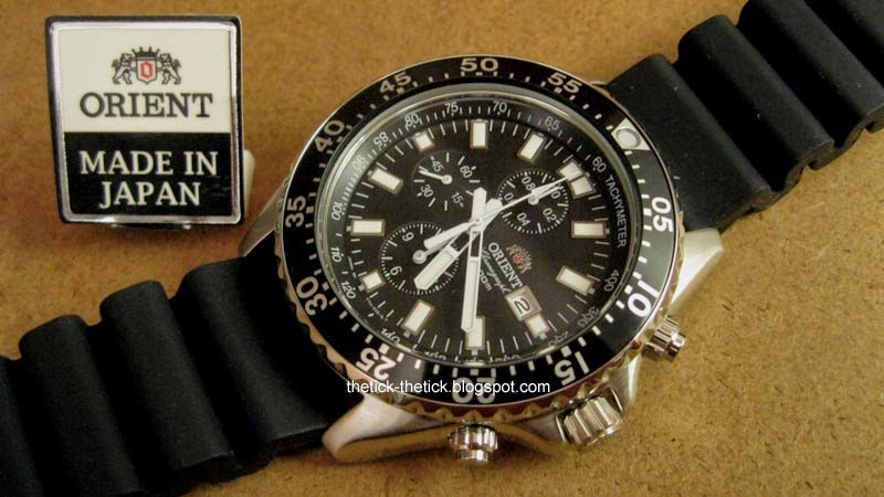 orient captain quartz sport chronograph