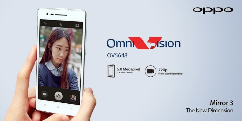 Oppo Pakai Sensor Kamera Omnivision Oppo Pakai Sensor Kamera Omnivision
