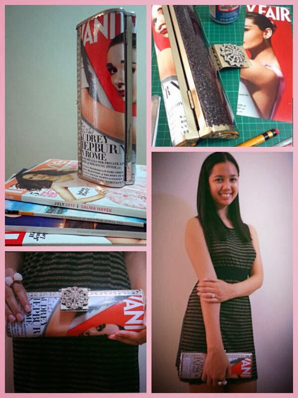sm le diy of the week magazine clutch