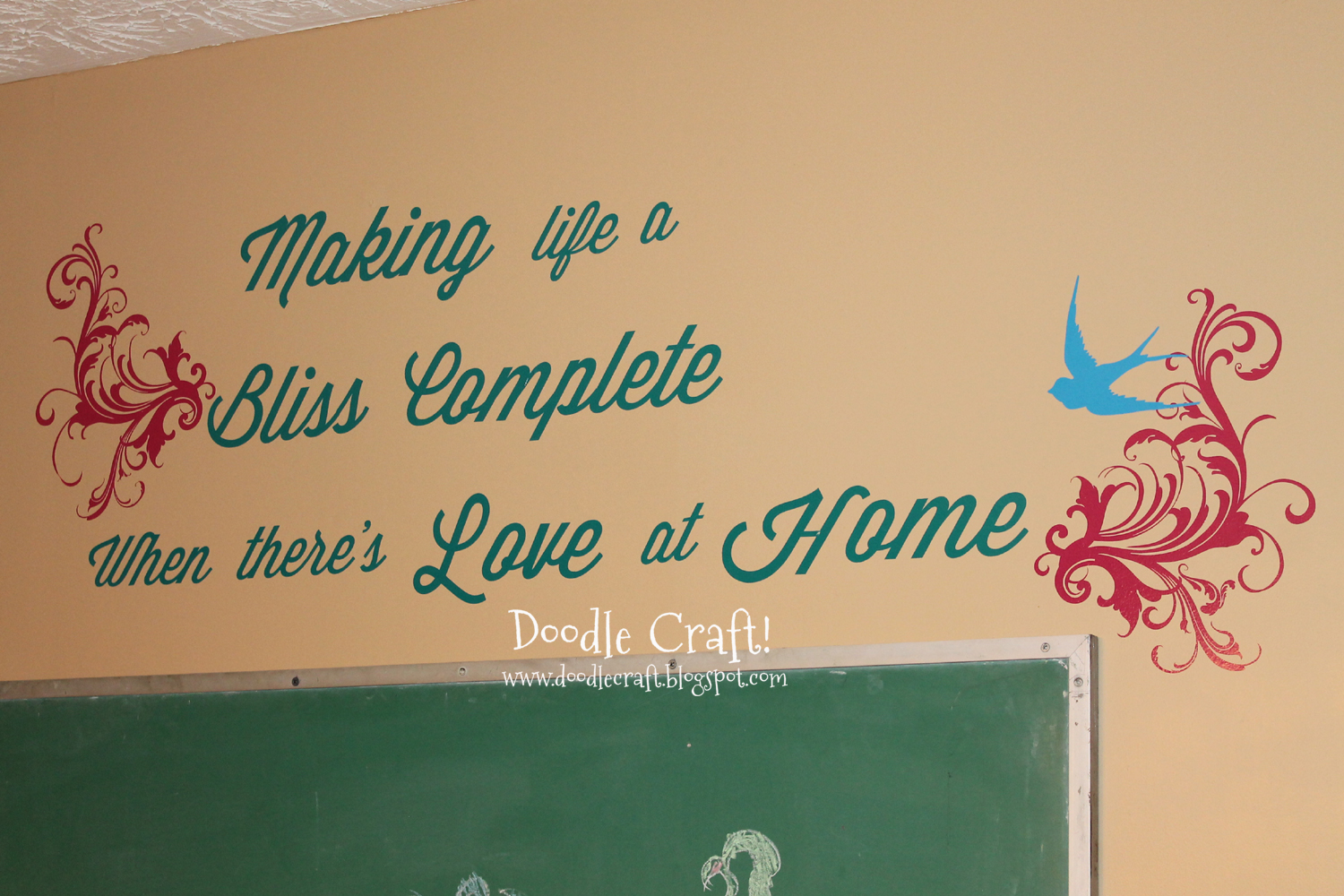 Doodlecraft Vinyl Inspiration on the Walls!