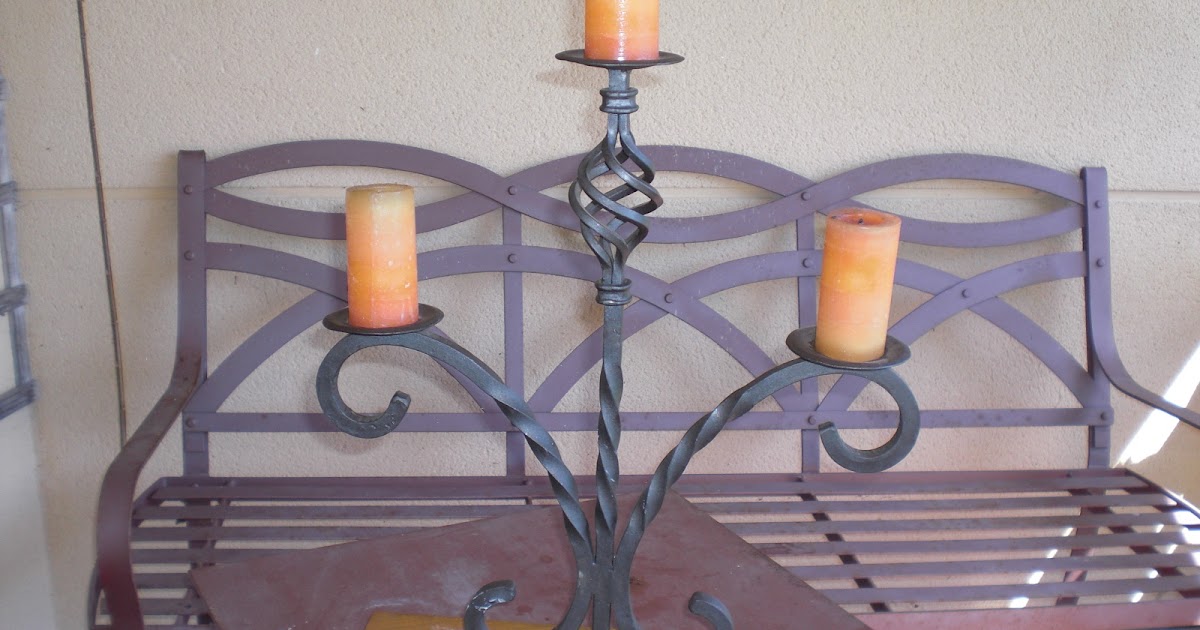 MySelf Manualidades: CANDELABRO DE FORJA