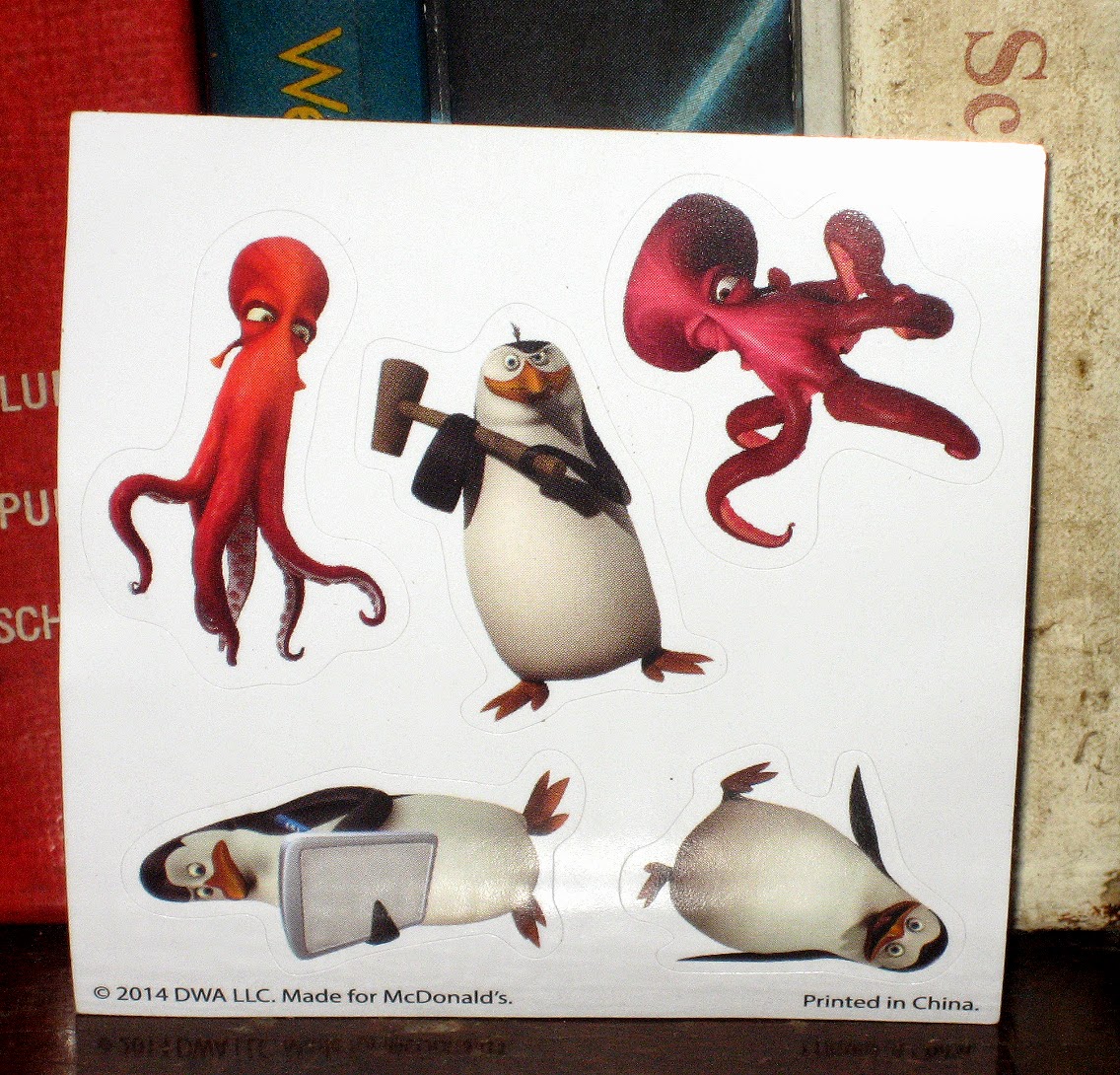 Percy's Fast Food Toy Stories: The Penguins of Madagascar 2014 - McD