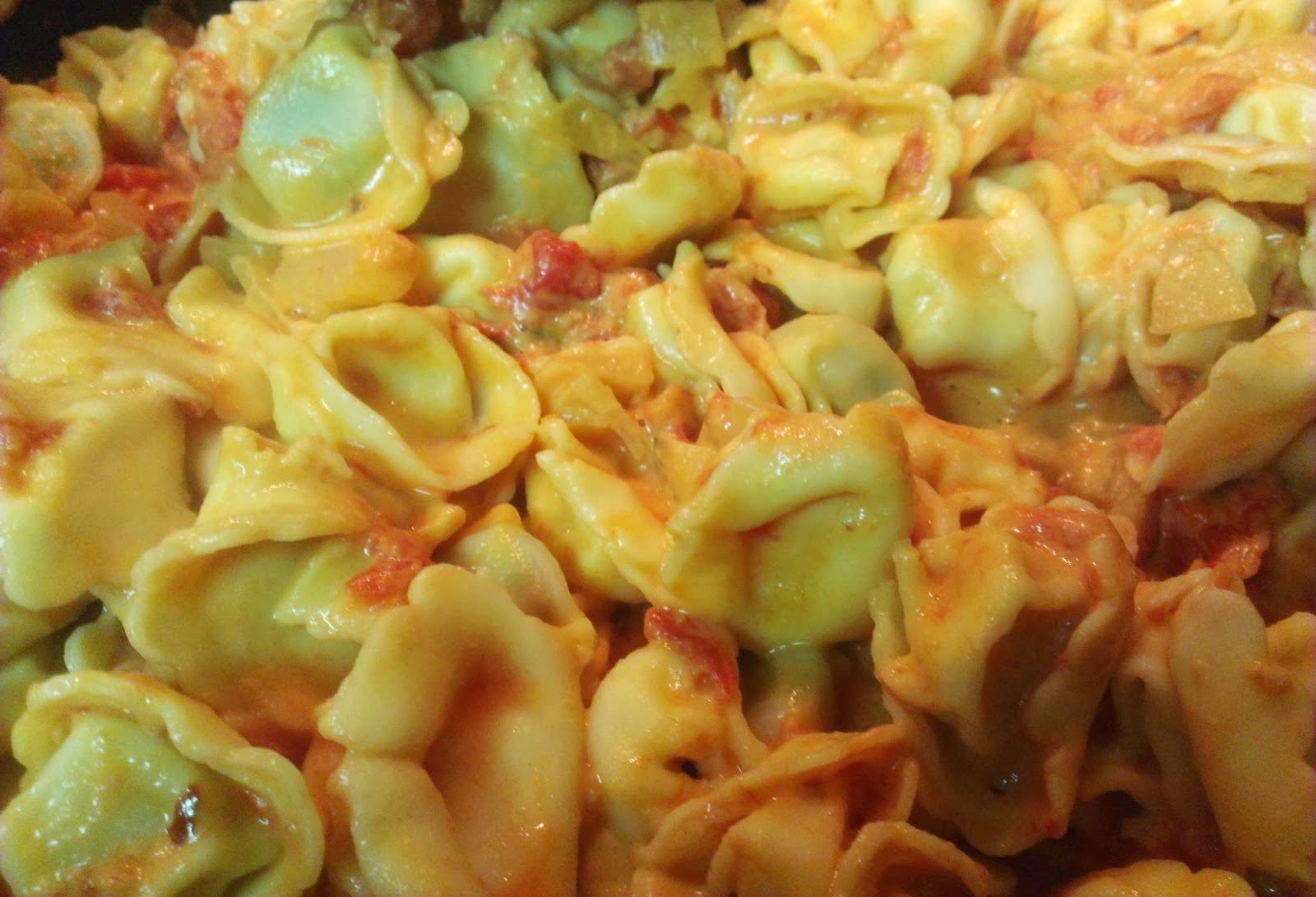 The Hungry Hood Tortellini in a Tomato Vodka Sauce