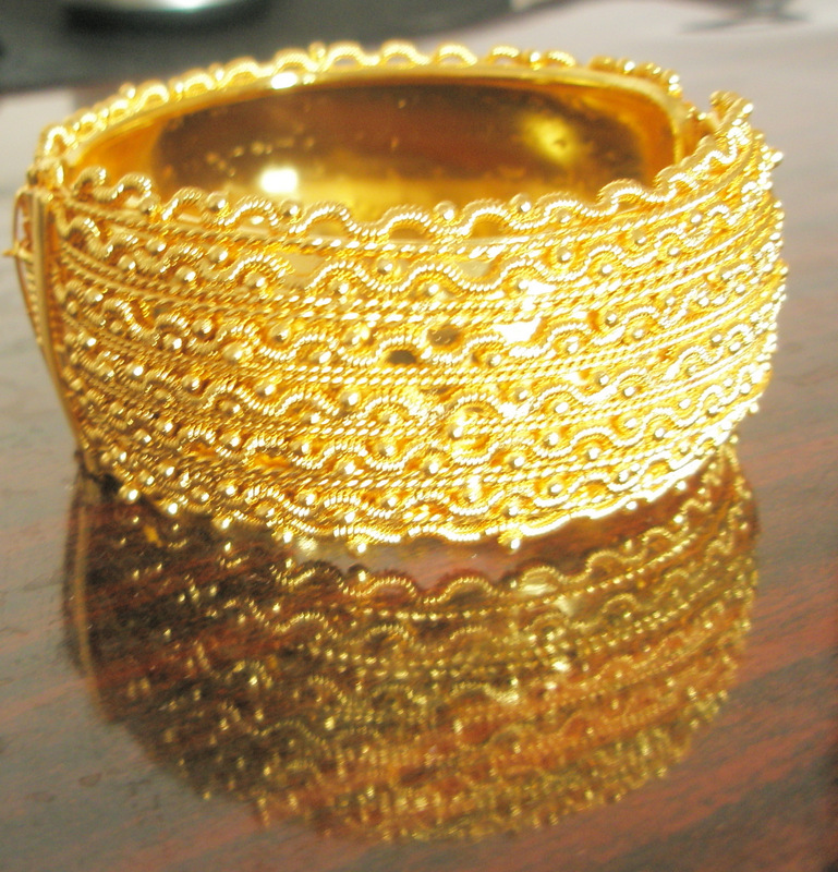How to wear Indian Gold Plated Bangles Jewellery India