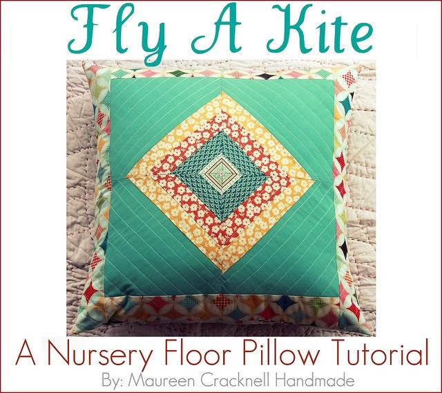 POPPYSEED FABRICS nursery floor pillow feature (tutorial)