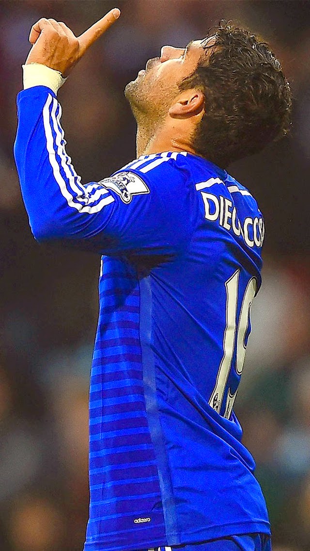Diego Costa Chelsea F.C.  Football Legends » iPhone Wallpapers