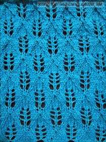 Fern Lace Knitting Stitch Fern Lace Knitting Stitch. http://knittingunlimited.blogspot.com