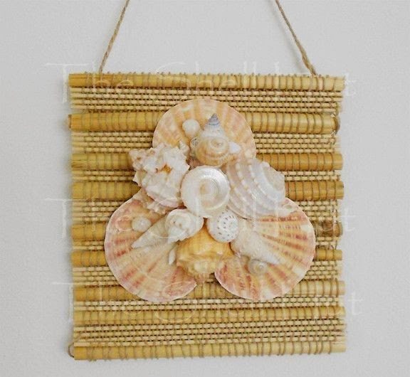 seashell craft wall hanging decoration ideas