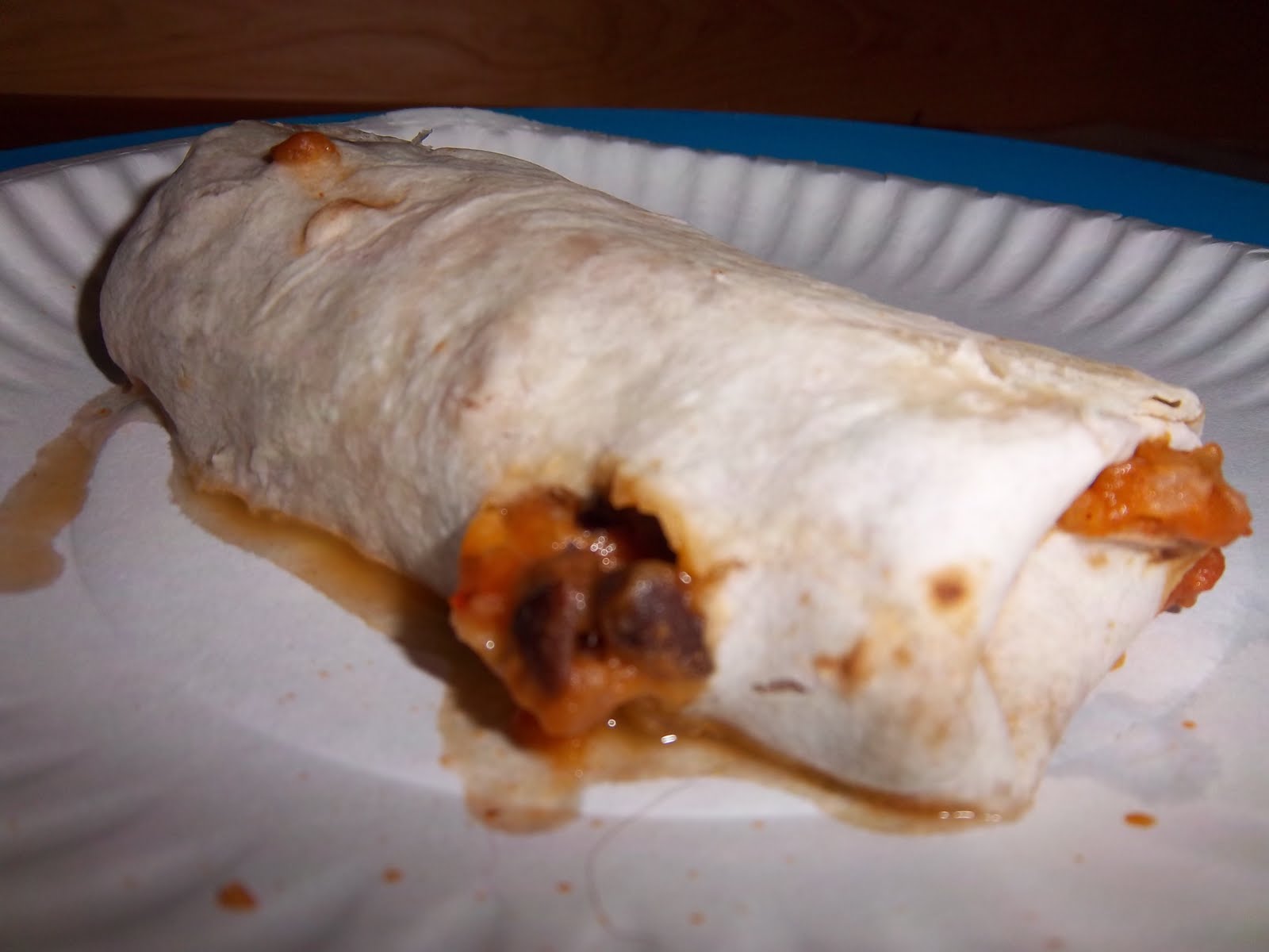If You Give A Girl Chocolate Review Amy's Bean and Cheese Burrito