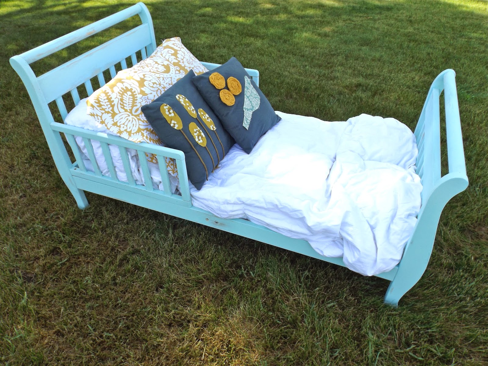 The Red Front Door Toddler bed!