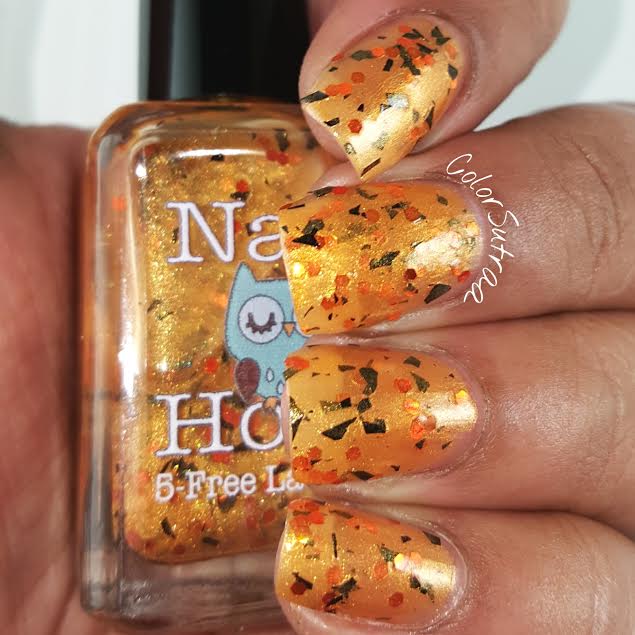 NAIL HOOT Space Galaxy Trio and Jeepers Creepers Swatches and Review