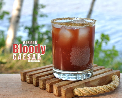 Virgin Bloody Caesar (Canada's Bloody Mary, a 'virgin' without the vodka)