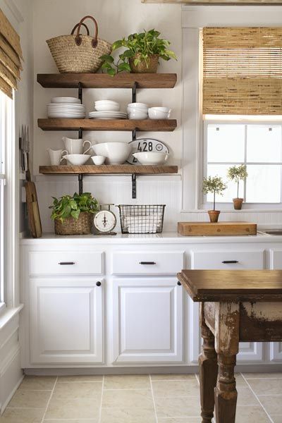 Whimsy Girl Monday Pinspiration Open Shelving Source