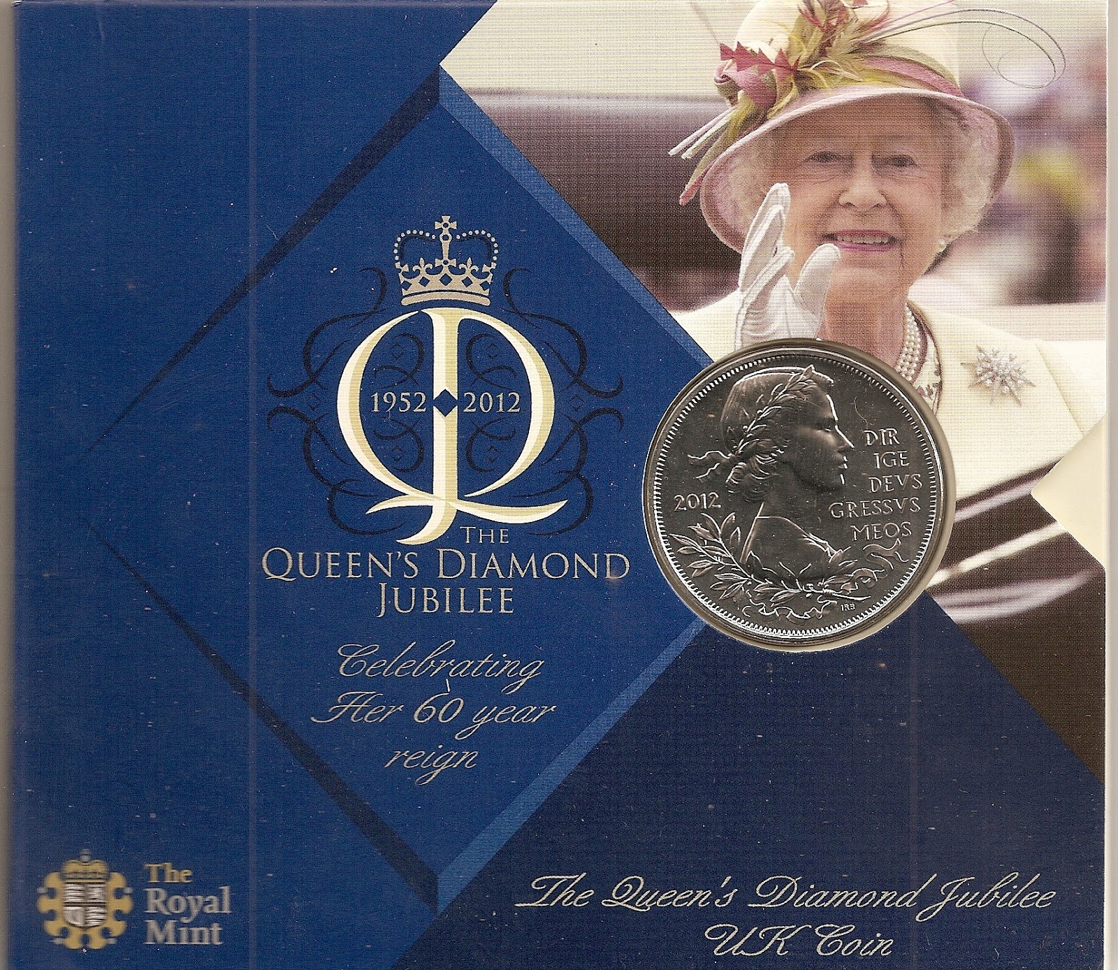 the sapphire jubilee five pound coin